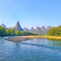 遊覽桂林二十元背景圖的原地🚤💦