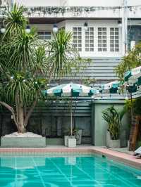 ร้านอาหาร pool bar ใต้ JOSH HOTEL บรรยากาศน่ารัก