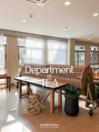 Department of Tea คาเฟ่ชิลๆ บรรยากาศดี ที่มฟล.