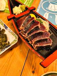 【高知】史上最強に美味しかった🤤超ジューシーなカツオのわら焼き