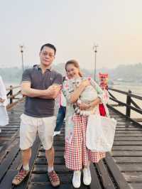 แพลนสงกรานต์เที่ยวสะพานมอญตักบาตรยามเช้า 