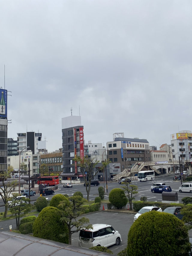 🇯🇵倉敷の旅はここから始まる、北口の時計台が目印