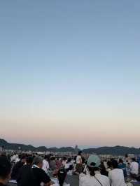 【山口🎆下関】対岸より花火が上がる‼️関門海峡花火大会