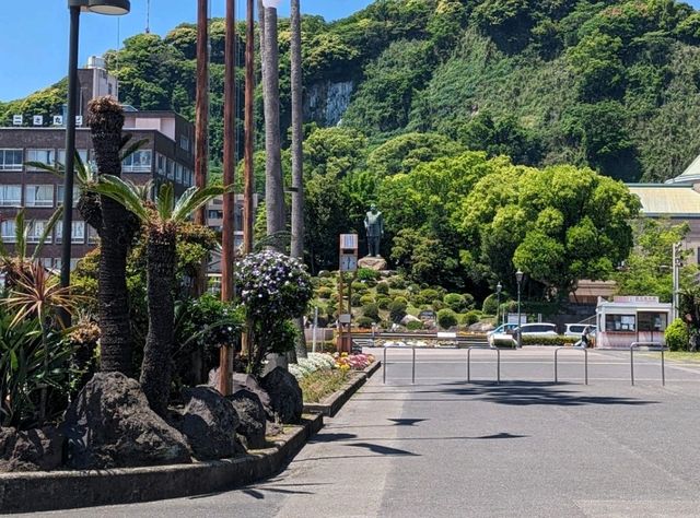 【鹿児島】西郷隆盛の像と愛犬の置物を撮影！