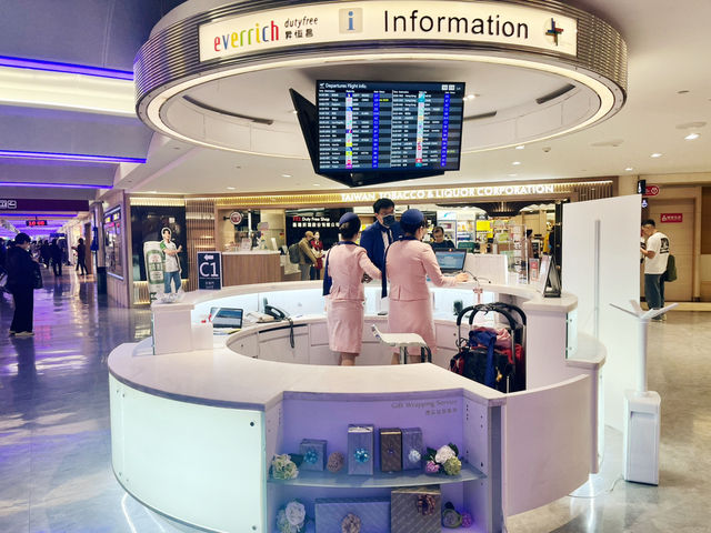 桃園空港出国エリア✈️