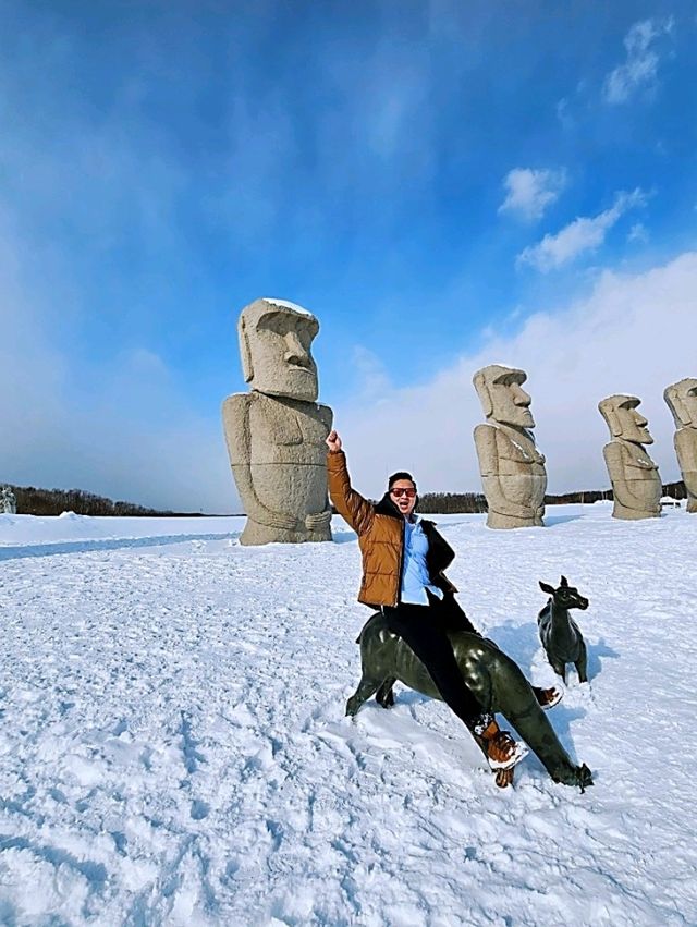 Hidden in the Snow: Sapporo’s Surprising Moai Statues & Buddha Hill!