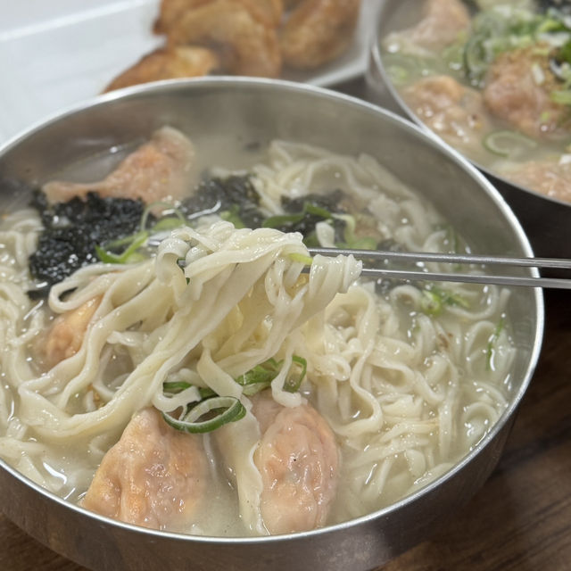 원주 도래미시장 내 현지인 맛집 예진네만두