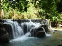 エメラルドグリーンの楽園、タートクワンシー滝。🌿💧