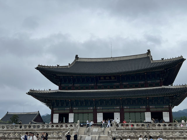 광화문과 경복궁 근정전