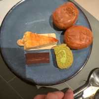 🌸天母旭集下午茶初體驗｜甜蝦手捲爆鮮！蛤蠣湯好喝到續碗🍣🍲