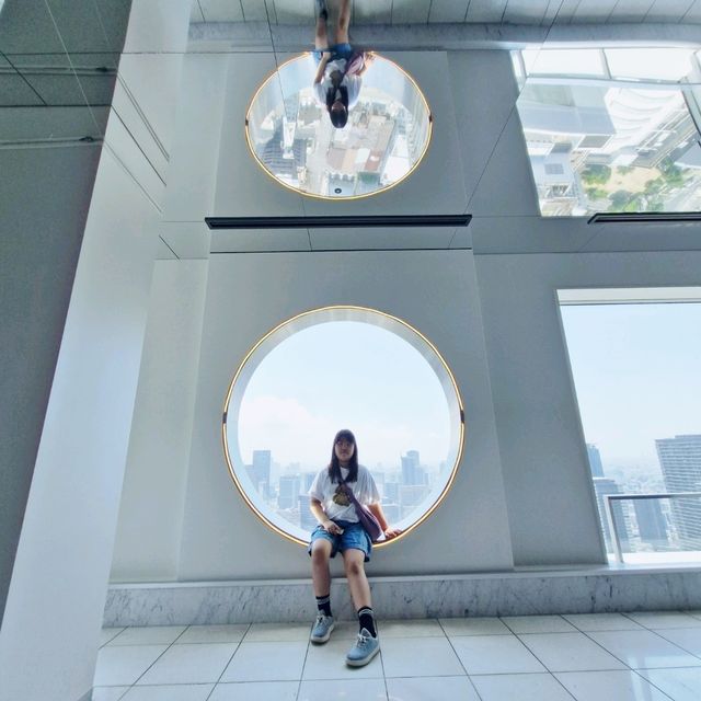 도심 풍경을 즐길수 있는 우메다 공중정원