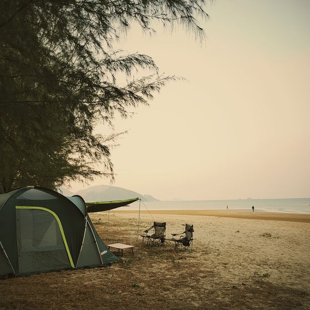 Camping ริมทะเล ที่ปราณบุรี