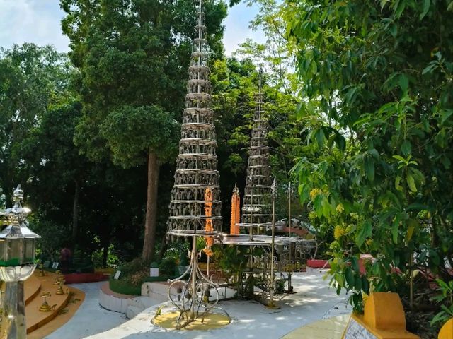 Explore the Mesmerizing Stainless Steel Pagoda in Hat Yai