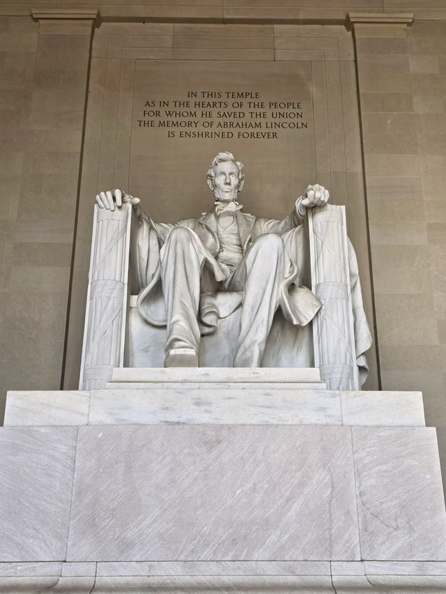Standing in History at the Lincoln Memorial 🇺🇸✨