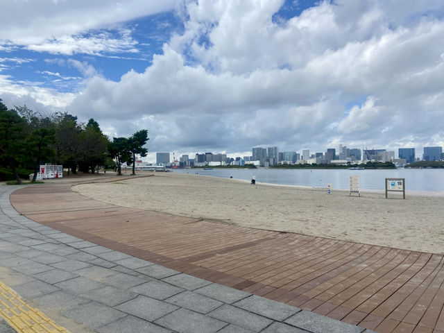 🏝️漫步於台場海濱公園✨🎣日本東京旅行回顧