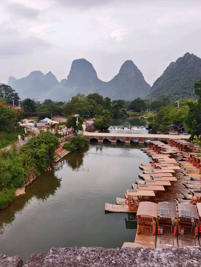 打卡小眾桂林陽朔遇龍河小橋美景🤩