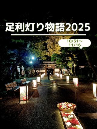 Ashikaga will be lit up with Japanese umbrellas and flower water basins!