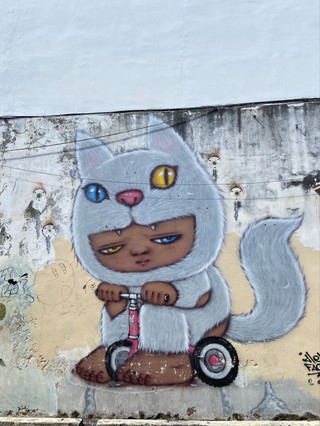 Penang Street Art 🎨 The Charm of George Town's Wall Art
Penang Street Art is a highlight you shouldn't miss when visiting George Town. Throughout the old town, murals and artwork are scattered across alleys and streets, making exploring the city feel like discovering unique pieces one by one.
The striking artworks reflect the traditional way of life in Penang – scenes of children, commerce, and community stories. This street art is not just beautiful; it effectively tells the story and culture of George Town.
One thing I particularly liked is how many of the murals are integrated with real objects like bicycles, motorcycles, or windows, creating more depth and fun in photos than simply photographing the walls.
I recommend taking your time exploring, as there are shops, old buildings, cafes, and many more photo opportunities along the way. Morning or evening are especially pleasant for a leisurely stroll.
Overall, it's an activity suitable for all ages and a great way to get to know George Town through its art and the stories of its people. 👍
#PenangStreetArt #PenangStreetArtTrail #GeorgeTown #Penang #PenangHeritage #PenangTravel #MalaysiaTravel #PenangTrip #MalaysiaTrip #GeorgeTownPenang #StreetArt #MalaysiaHeritage