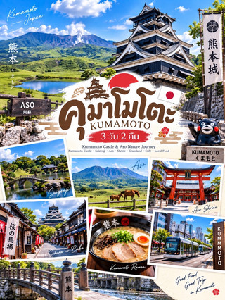 🇯🇵🏯 คุมาโมโตะ…เมืองปราสาท เสน่ห์คิวชู และธรรมชาติที่น่าหลงรัก