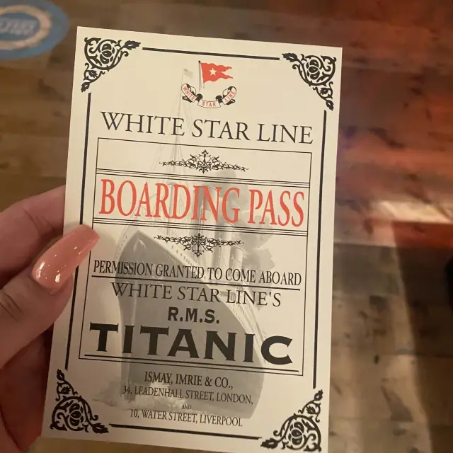 Travel back to 1912 & board the Titanic!