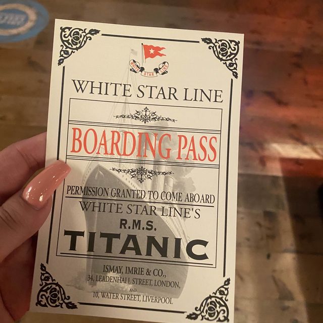Travel back to 1912 & board the Titanic! 