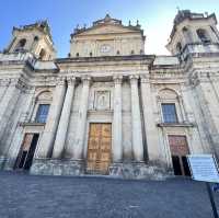 Mist beautiful church in Guatemala 