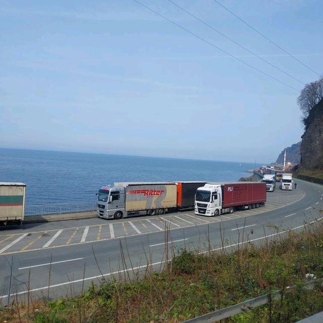 the way to border from Turkey 