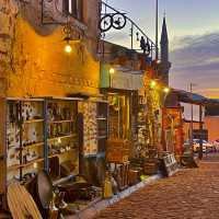 Ancient Uchisar Cappadocia-Sunset🧡💛  