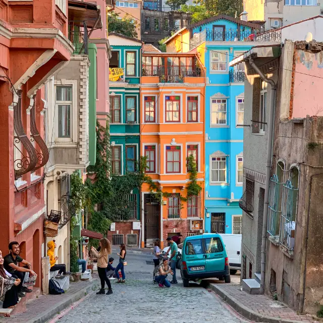 The colorful neighborhood of Balat