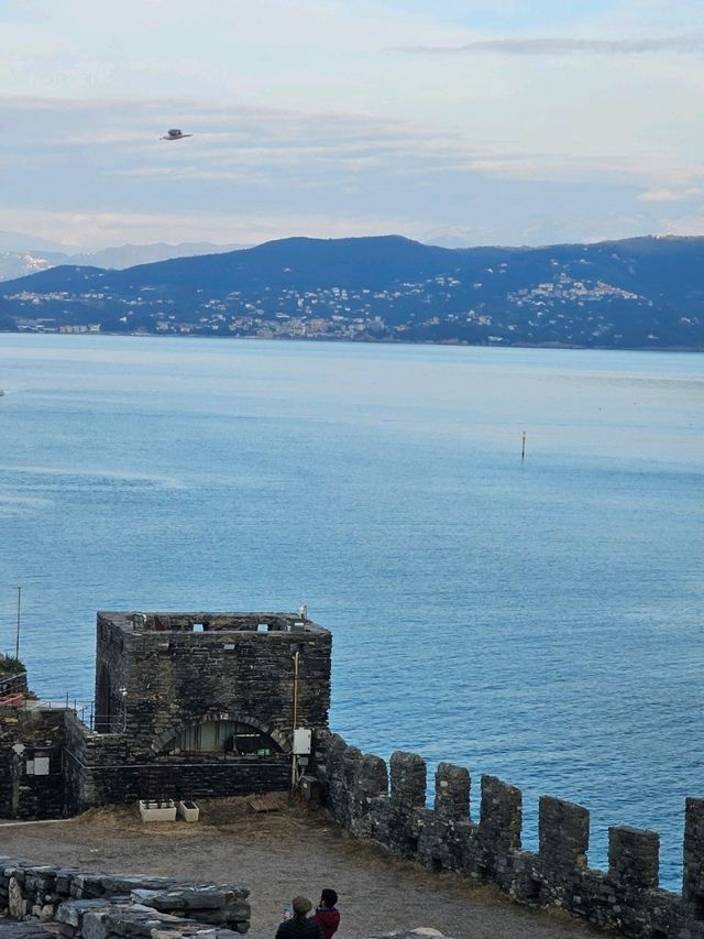 PORTOVENERE : A Castle at the peak of an Italian coast