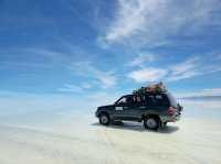 해외여행 볼리비아 우유니 사막의 Plaza de las Banderas Uyuni