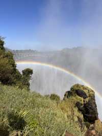 Victoria falls Rainbow Livingstone Zambia