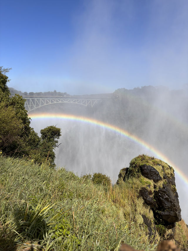 Victoria falls Rainbow Livingstone Zambia