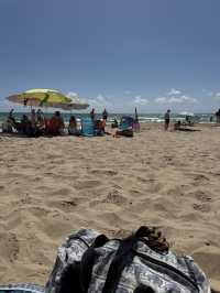 Beautiful Saturday at a Beach in Cadiz, Spain