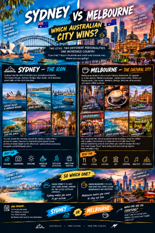 SYDNEY ☕ VS MELBOURNE 🌊 — WHICH AUSTRALIAN CITY WINS? 