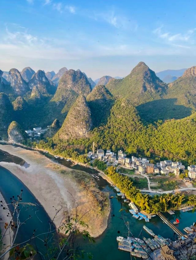 沒想到桂林還有這麼一座山，賞景太絕了