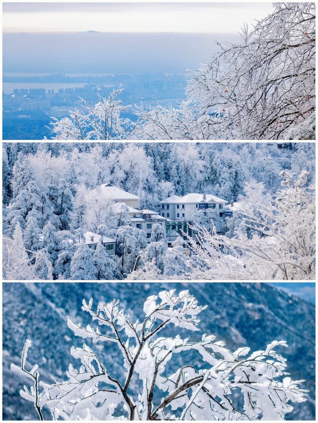 江西廬山｜南方人自己的“哈爾濱雪鄉”，南方看雪天花板！