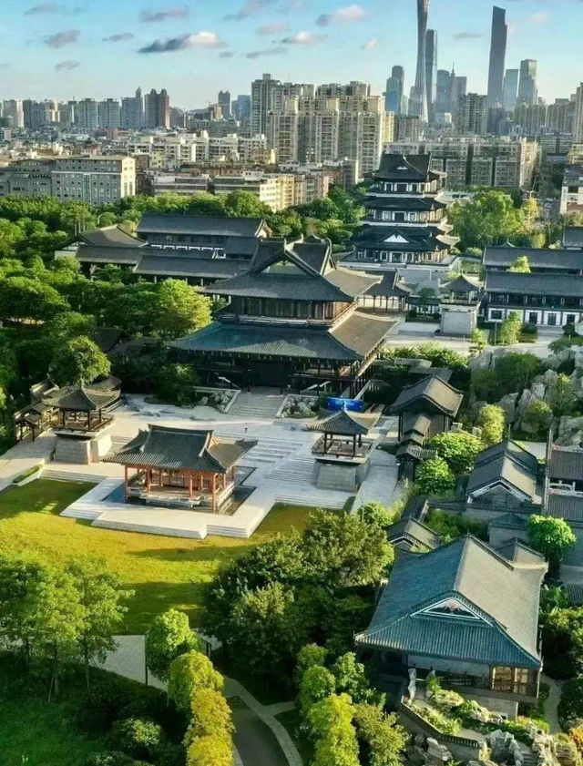 廣州古風新地標，嶺南園林典範，太神奇了