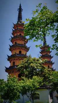 為了拍這雙塔我特意去了一趟蘇州