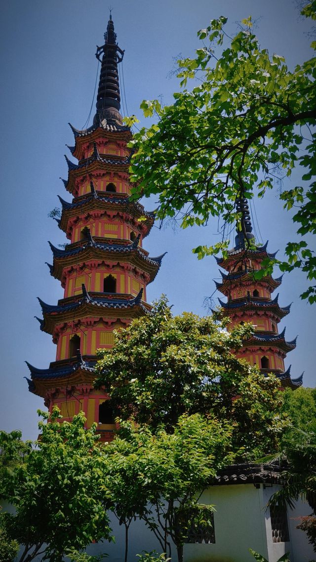 為了拍這雙塔我特意去了一趟蘇州
