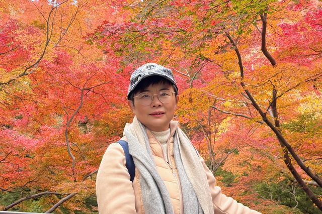 京都｜清水寺紅葉瀑布 風光無限