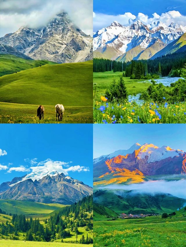 格聂神山下的絕美草原川西格聂南線穿越之旅攻略！