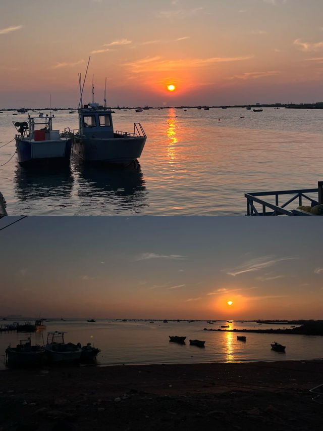 原生態的龍口桑島，村民以養海參為生