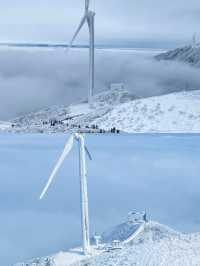 本周末清遠雲冰山看 2025 年第一場霧凇