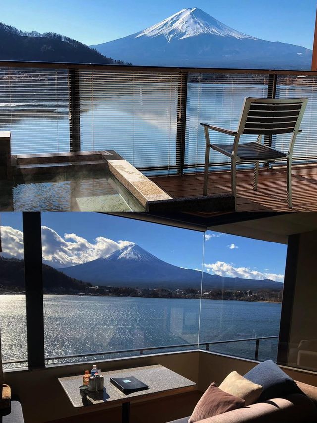 早上睜眼就看到富士山的感覺，要怎麼形容？