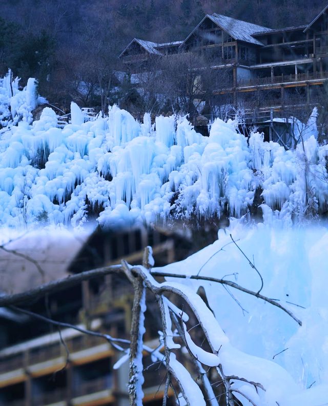 冬日浪漫限定九如山冰瀑