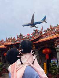 廈門春日國風遊｜飛機從頭頂飛過～