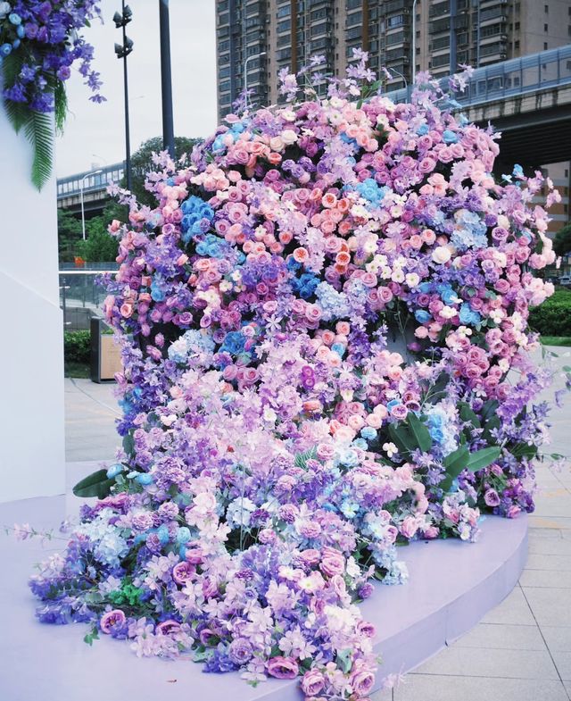 長沙睇展浪漫紫色系感受雲南花海