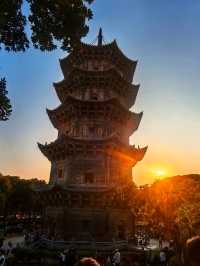 泉州開元寺！今次影到迷人日落