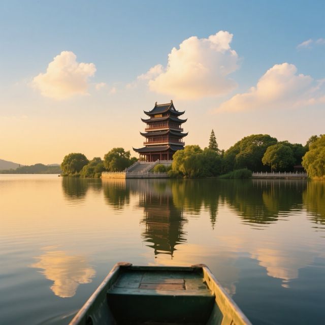 登岳陽樓賞洞庭